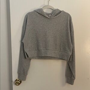 ALO Ribbed Cropped Sweatshirt size XS